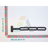 Attache caoutchouc 3 boucles , pour semoir SULKY, 696110 - 996110 - 4801127 - 096110, pièce origine