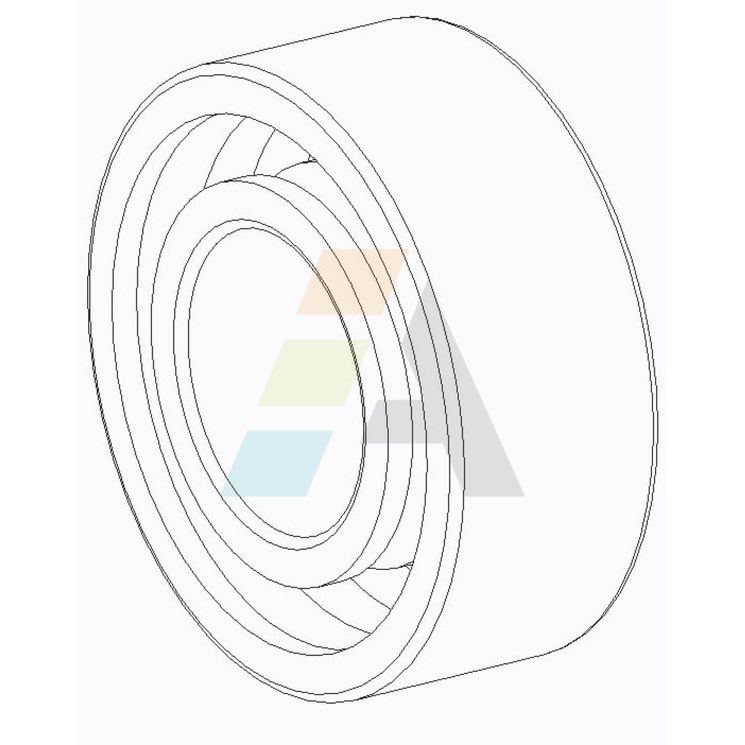 Roulement 3206 2rs 30x62x23.8, pour semoir SULKY, 711023 - 3601220, pièce origine