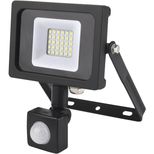 Projecteur 30 LED SMD extra plat avec détecteur radar et câble, 10W, lumens 850Lm, GIGA LUX