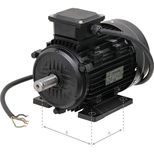 Moteur électrique 4CV, 400V, arbre Ø28 mm, 140x160 mm