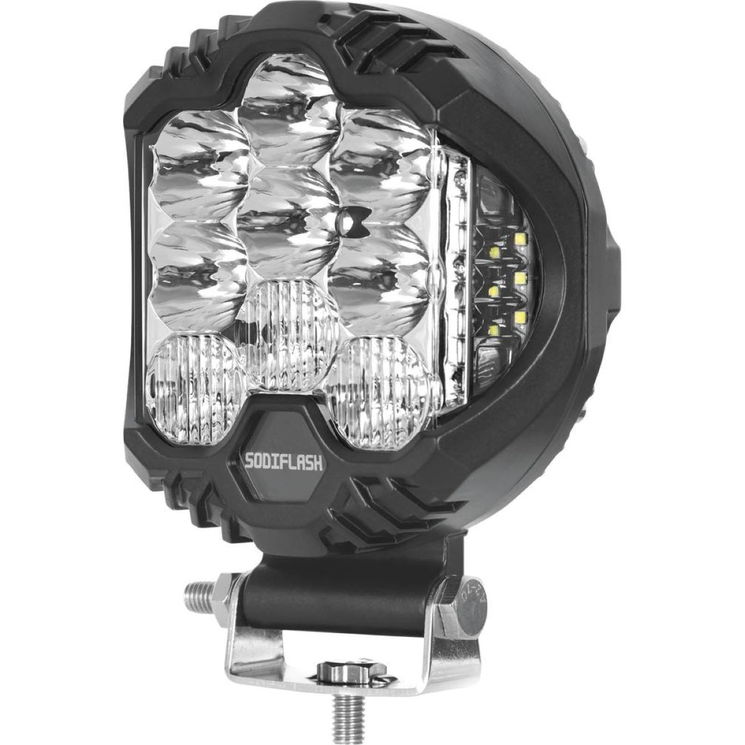 Phare de travail ovale LED 10/24V 30W 2800Lm, faisceau combiné, homologué R10