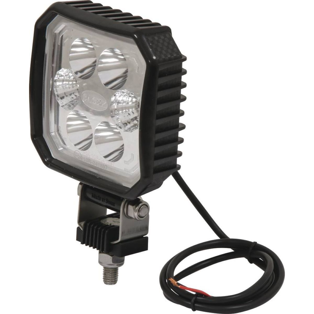 Phare de travail 6 LED en carbone 12W, lumens 1500, grand phare carré, SACEX