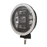 Phare rond longue porté 12 LEDS CREE 70W, précâblé, homologué route