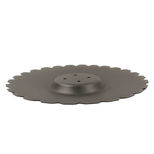 Disque crénelé 560x4 mm, 4 trous, pour déchaumeur Metal Fach, petite denture, POD-OGL-000482, pièce adaptable