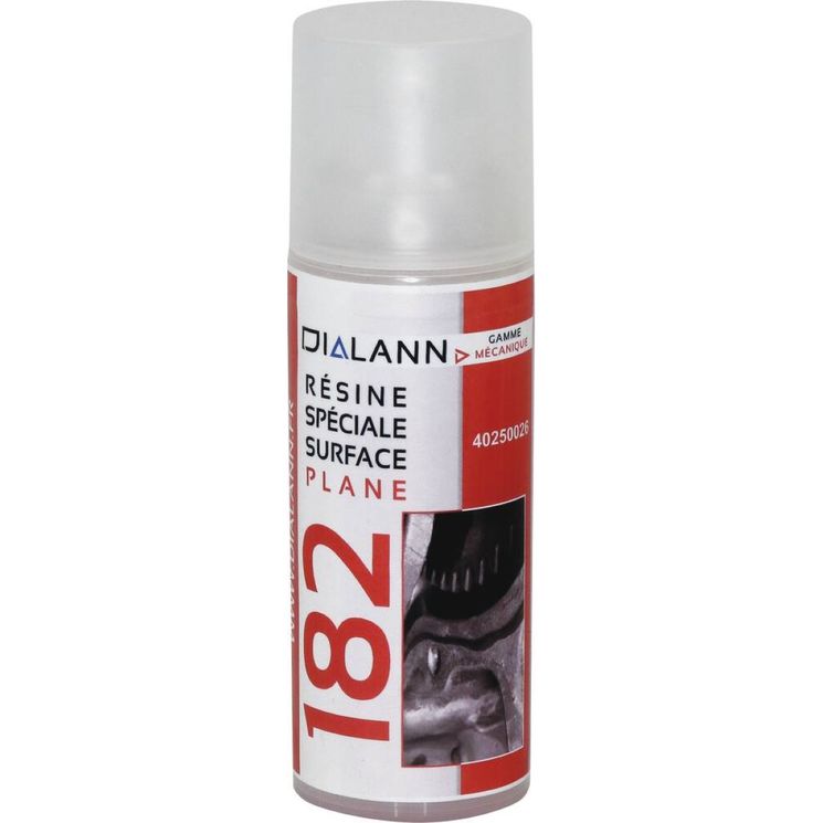 Résine étanchéité plane 182 orange, pour carters, carburateurs, pompes et boîtiers, aérosol de 50ml