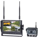 Kit caméra 120° Wifi avec haut parleur intégré, 12/24V, écran LCD 7"