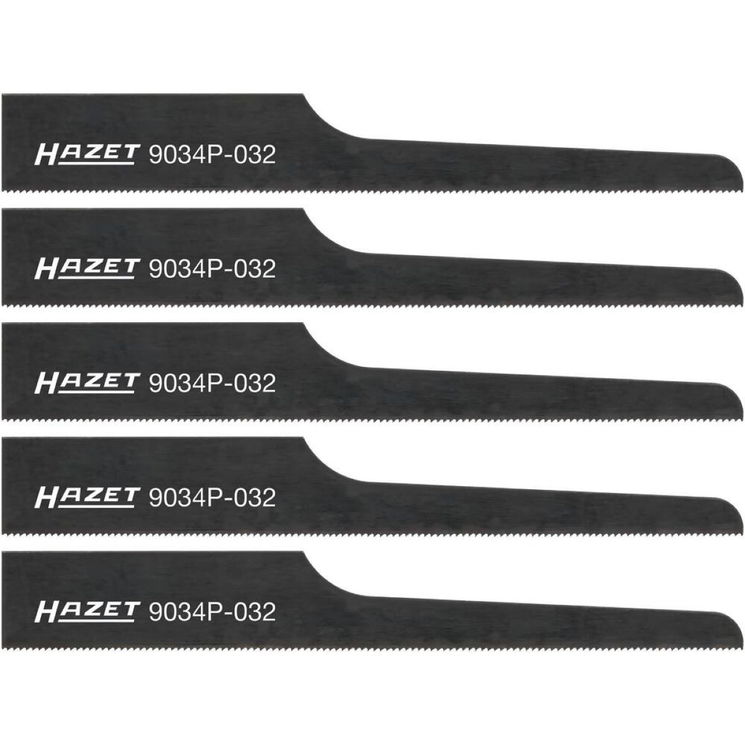 Lot de 5 lames de scie sabre 32 dents pour HZ218288, 9034P-032/5, HAZET