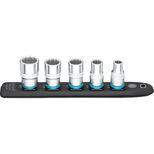 Lot de 5 douillew 12 pans 1/2" sur support magnétique, HAZET