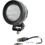 Phare de travail LED rond avant, pour tracteur FENDT, 4950 Lumens