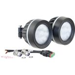 2 phares de travail LED rond avant, pour tracteur FENDT, 4950 Lumens