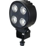 Phare de travail rond LED, pour tracteur UNIVERSEL, 40W, 4650 lumens