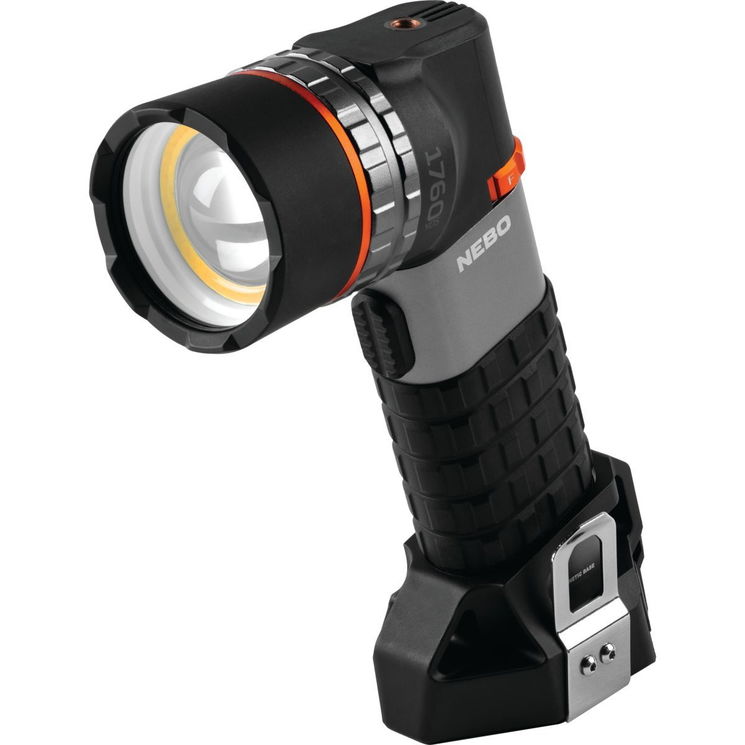 Projecteur LED blanche de 780 lumens rechargeable, distance de faisceau 1,2 km, NEBO Luxtreme SL75