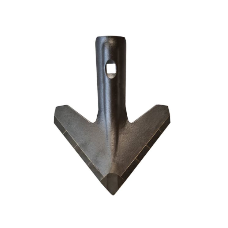 Soc triangulaire 210mm x Ø12mm avec plaquette carbure pour KUHN Prolander, H2243170, pièce interchangeable