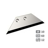 Aileron carbure, pour Déchaumeur à dents, Cultivateur, RABEWERK, GG45, gauche, pièce interchangeable