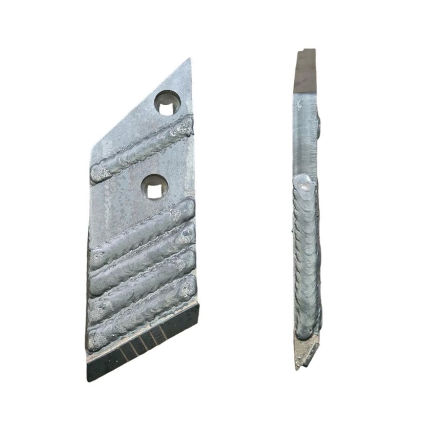 Pointe avec plaquette carbure et rechargement, pour charrue LEMKEN, 100x20 mm, 3364055, gauche, pièce interchangeable