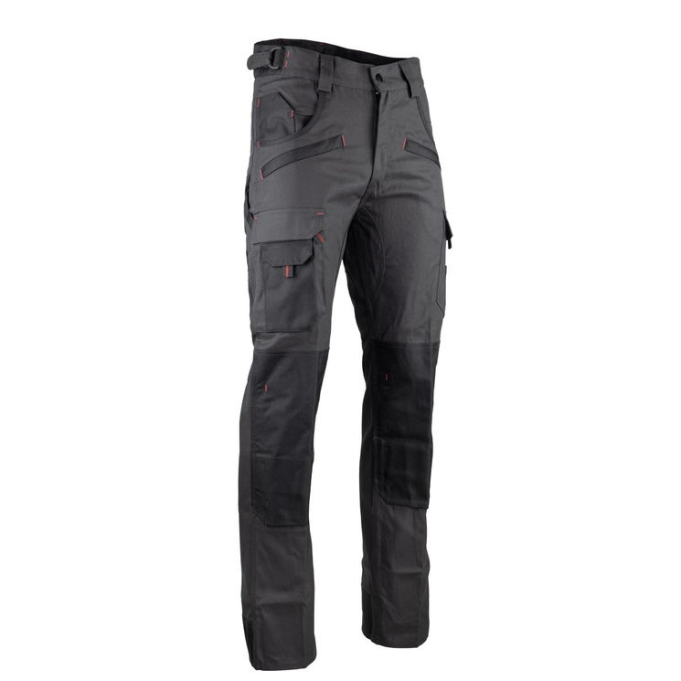 Pantalon de travail homme, gris/noir