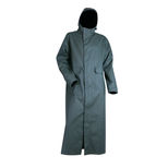 Manteau de pluie en semi-pu imperméable kaki