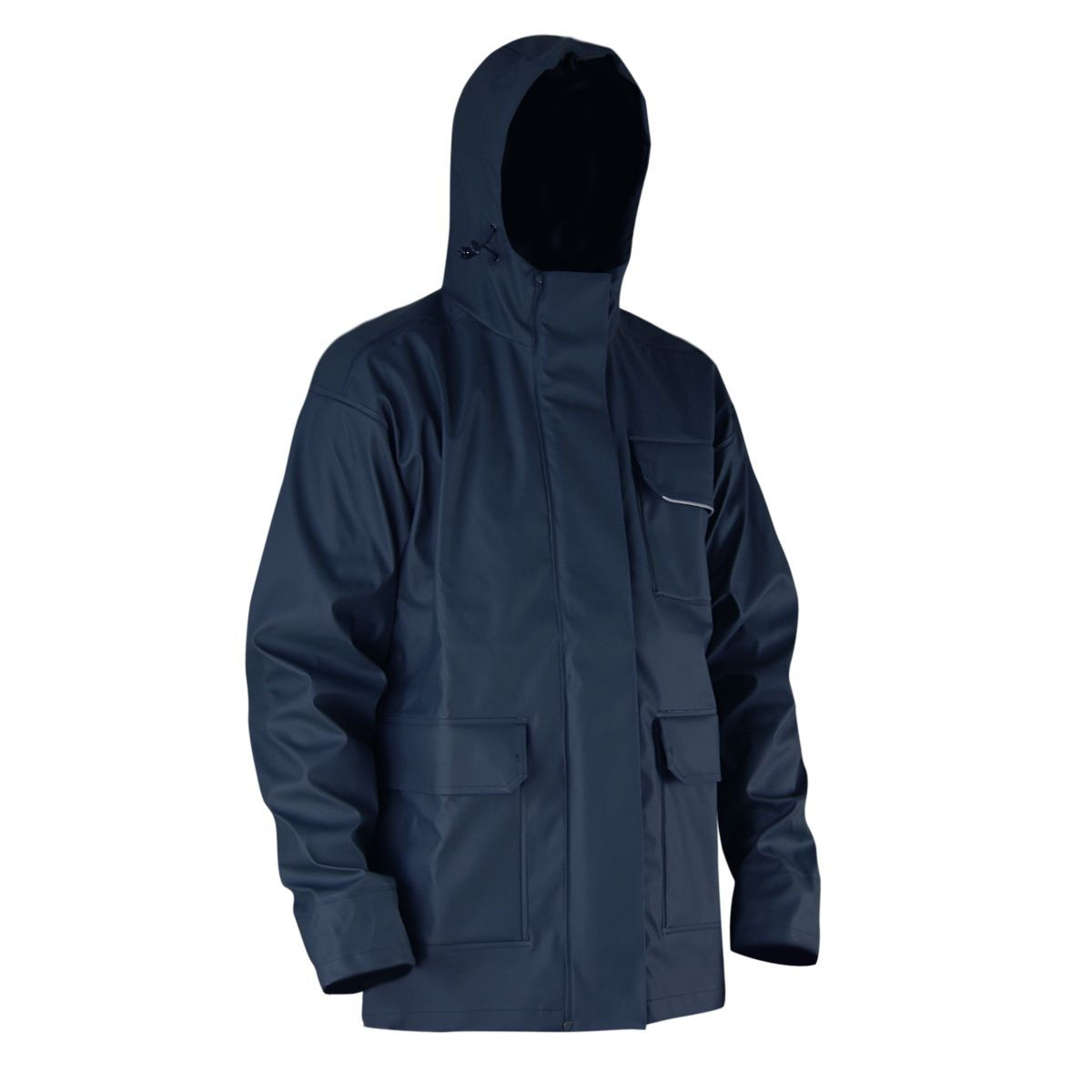 Veste de pluie Orage, en semi-PU imperméable, kaki