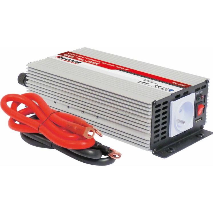 Convertisseur 12V DC/230V AC - 2000W max, onde sinusoïdale modifiée, DRAKKAR