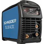 Poste à souder inverter à électrode MMA et TIG, SCHNEIDER TIG 200 AC/DC avec accessoires