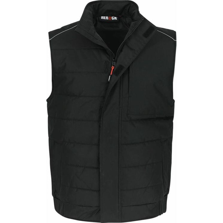 Gilet sans manche matelassé - mulitpoches, Noir, taille XS à 3XL