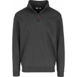 Sweat col camionneur, Gris/Anthracite, taille XS à XXXXL