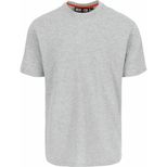 T-shirt basic 100% coton, gris/chiné, taille XS à XXXXL