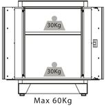 Meuble bas 2 portes, charge maxi 60kg, DRAKKAR