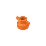 Ecrou baïonnette orange avec joint montage HARDI pour buse TJ60, AI, AIUB, AITT, TTI, DG, SJ3, AIXR TeeJet