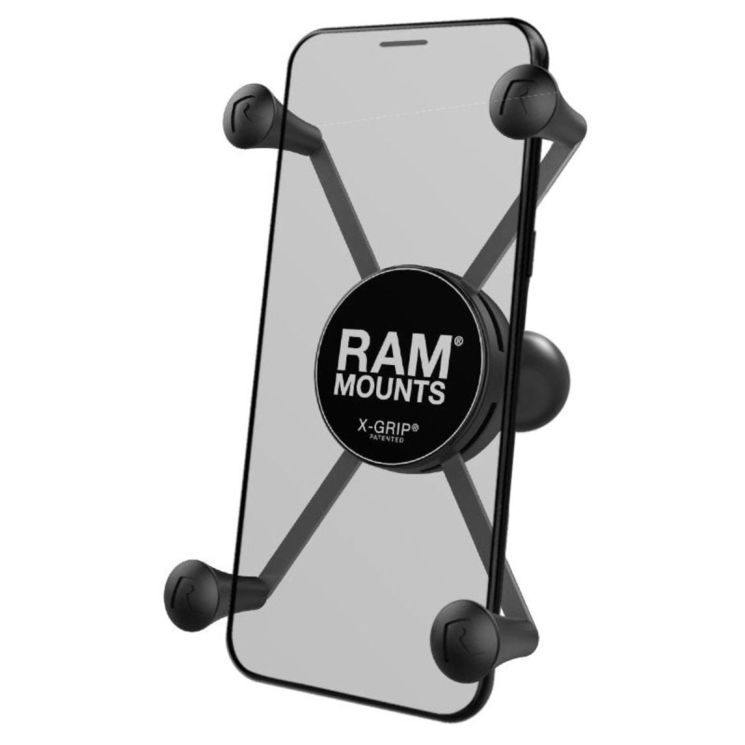 Support pour smartphone X-GRIP seul, boule C, grande taille téléphone > 5", RAM