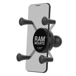 Support pour smartphone X-GRIP seul, boule B, taille moyenne téléphone < 5", RAM