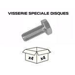 Kit de 4 vis pour fixation disque AGRISEM, B4-1425, pièce d'origine