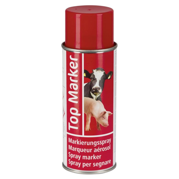 Spray de marquage Topmarker rouge, aerosol 200 ml