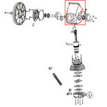 Carter fil 670mm pour compresseur k25 et ved603, 470670, PRODIF EXPERT