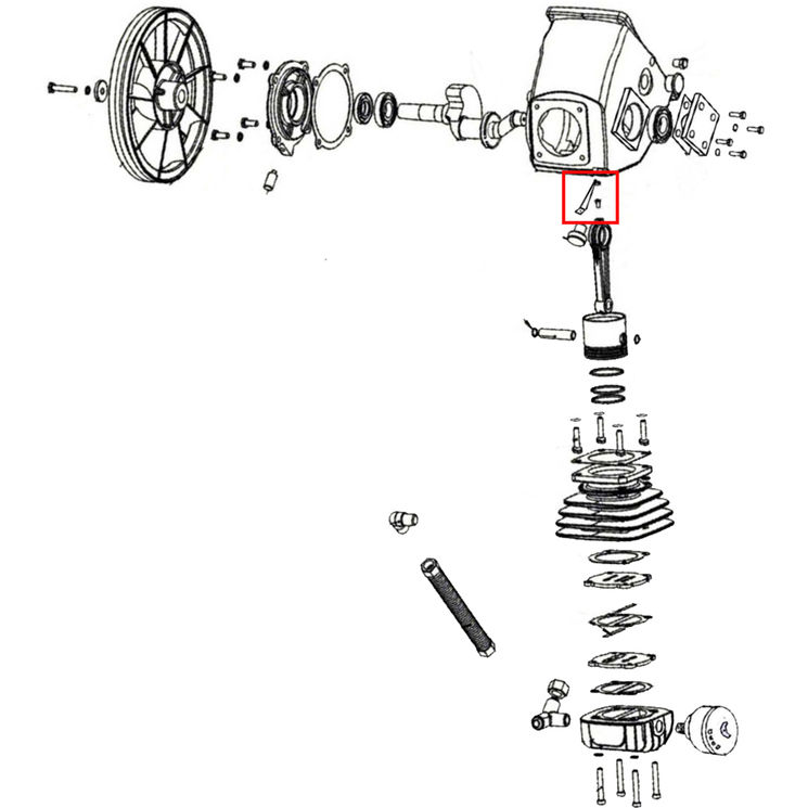 Aiguille de barbotage pour compresseur vf305, VF305024, PRODIF EXPERT