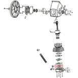 Joint de culasse pour compresseur wed480-ved355 -wed865, 21154001, PRODIF EXPERT