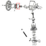 Joint de flasque avant pour compresseur ved603, 21152005, PRODIF EXPERT