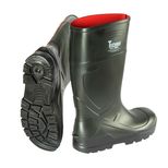 Bottes de sécurité TECHNOBOOTS S5, version agricole, vert et noir, coque et semelle en acier