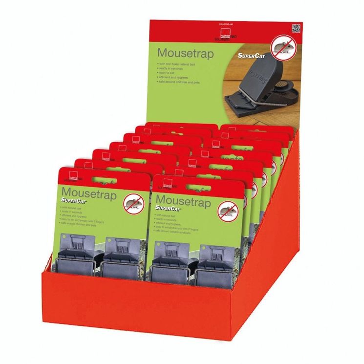 Lot de 14X2 pièges à souris SWISSINNO Supercat