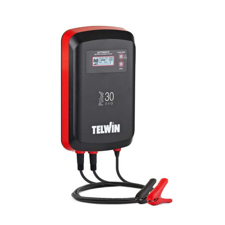 Chargeur de batterie électronique, automatique 12/24V, 369W, TELWIN Pulse 30 EVO