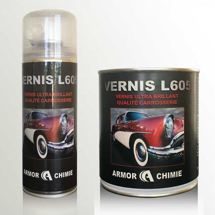 Vernis L605 ultra brillant, spécial carrosserie, ARMOR CHIMIE