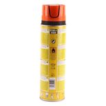 Traceur de chantier aérosol fluo orange, STAR MARKER, 500 ml