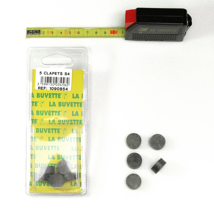 Blister de 5 clapets pour S4/flotteur prébac, 1090854, LA BUVETTE