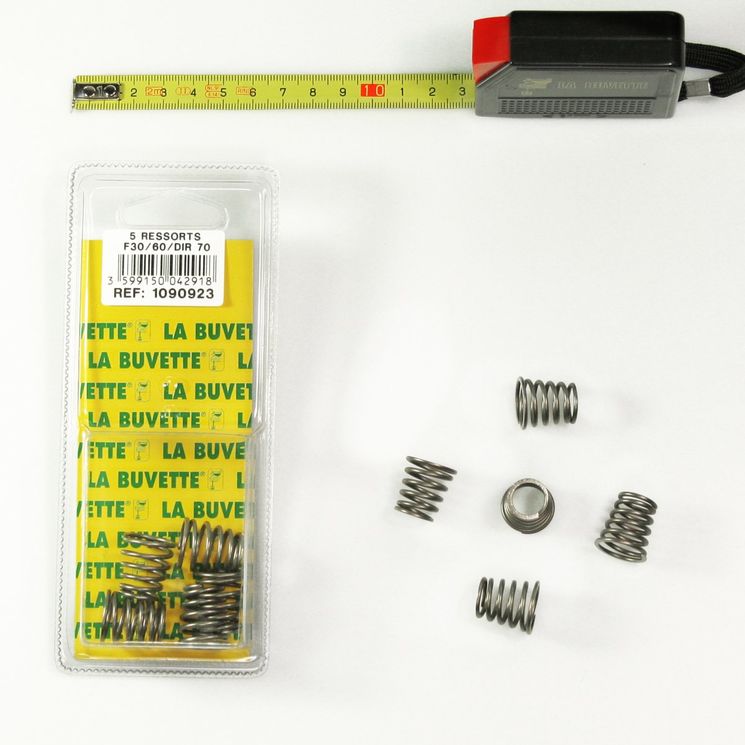 Blister de 5 ressorts coniques pour F30/60/FORSTAL, 1090923, LA BUVETTE