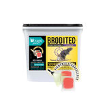 Raticide souricide Broditec pâte, brodifacoum 29mg/kg pâte en sachet 15g, seau de 5 kg