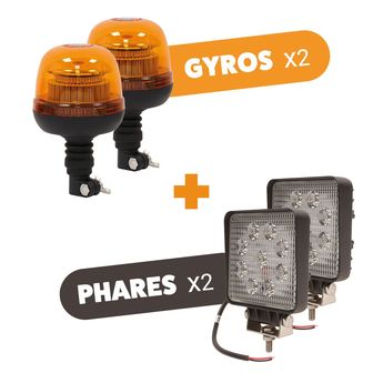 Gyrophare LED R65 extra plat Dès 36,99€ HT