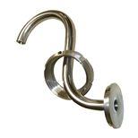 Col de cygne tube Ø18 mm, écrou Ø67 mm, pour le remplissage des bouteilles de lait sur tank