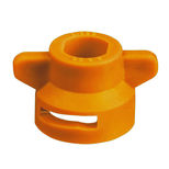 Ecrou baïonnette orange avec joint montage HARDI pour buse TJ60, AI, AIUB, AITT, TTI, DG, SJ3, AIXR TeeJet