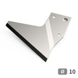 Aileron Coutre carbure AS2 et rechargement 3492891 - 6671900 gauche, charrue LEMKEN, pièce interchangeable