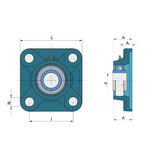 Palier complet pour rouleau packer LEMKEN, 3199365, pièce interchangeable